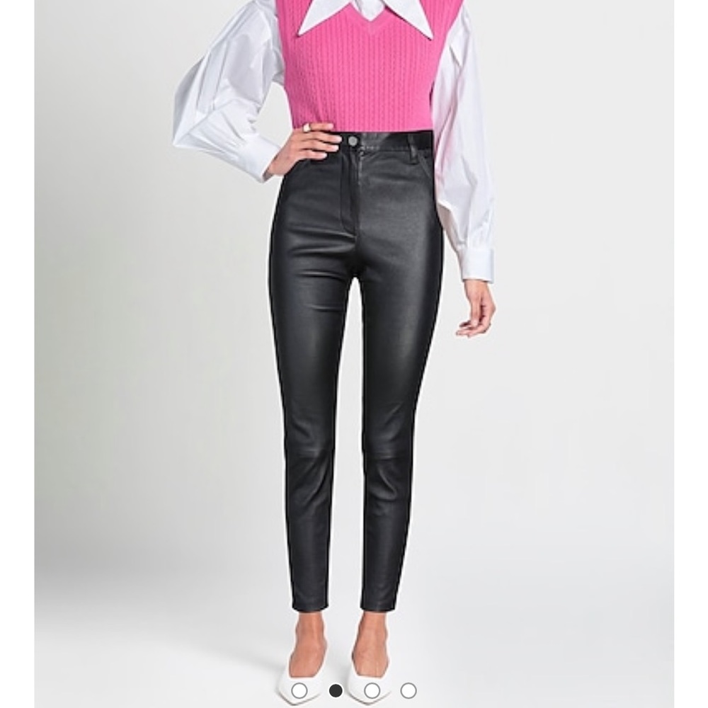 Real Leather Pants size 4 Theory Womens